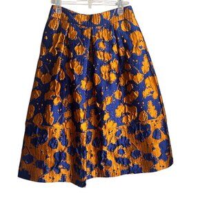 Max & Co. royal blue and orange skirt. Size 2.